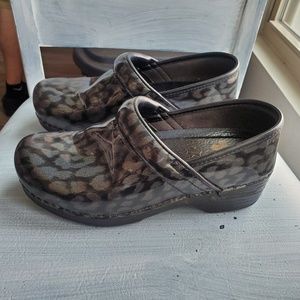 Dansko Professional size 37 in holographic leopard